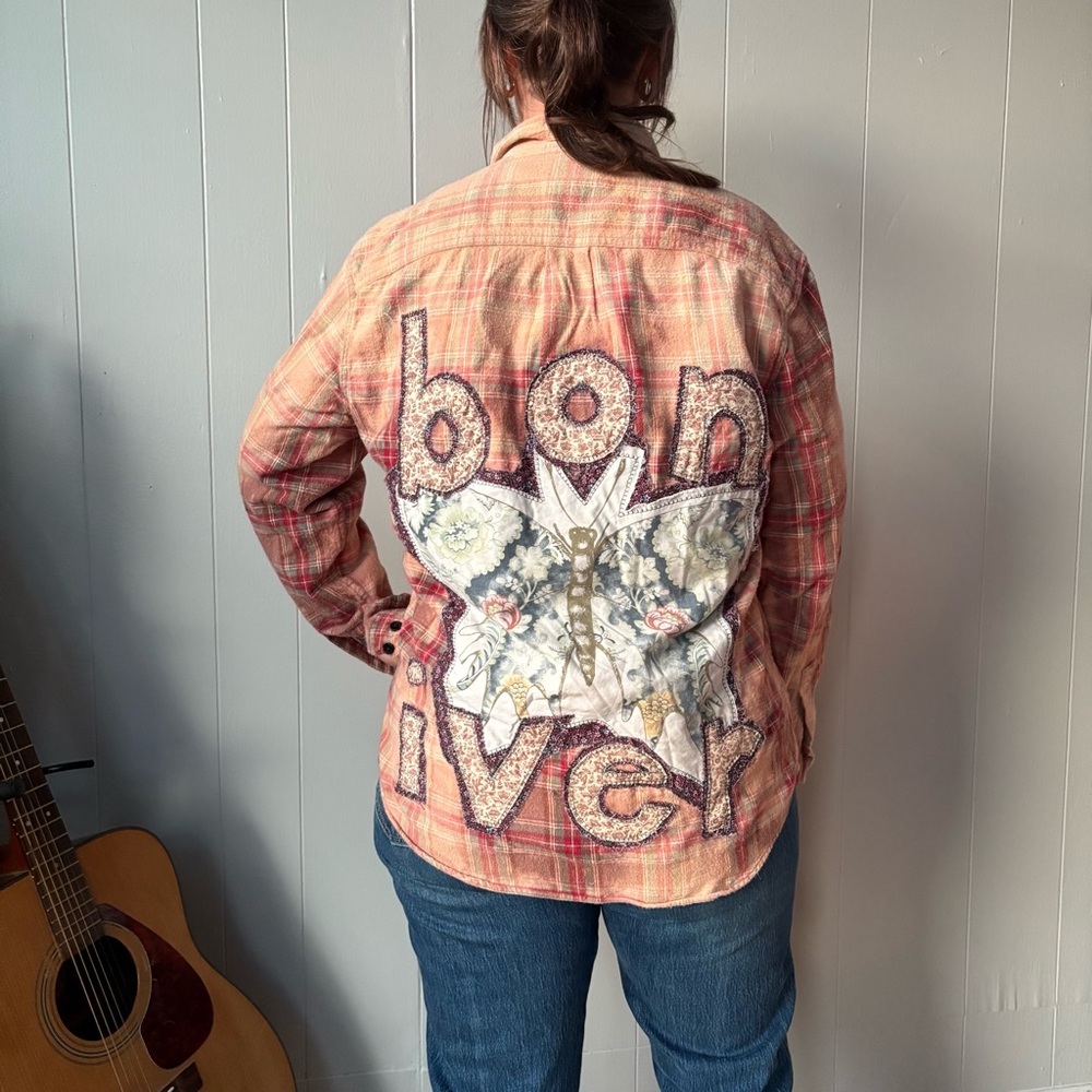 Bon Iver Upcycled Flannel